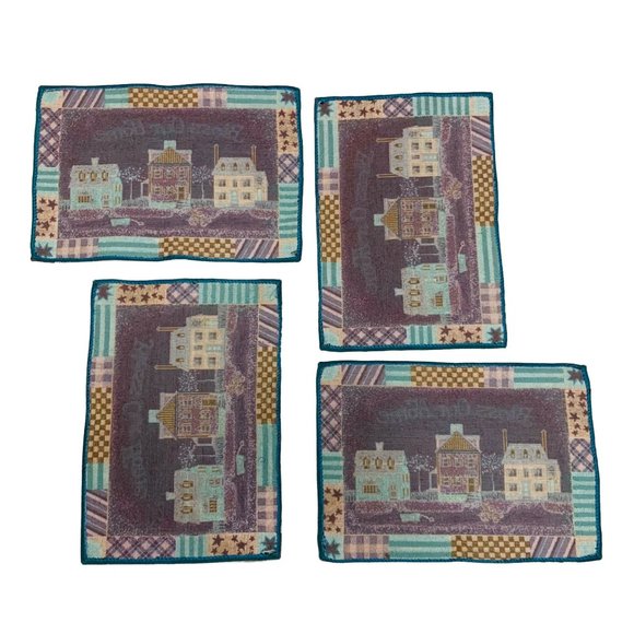 Lifestyle Placemat Table Runner Tapestry Bless House Fall Rustic Farmhouse Set 5 - Picture 4 of 10